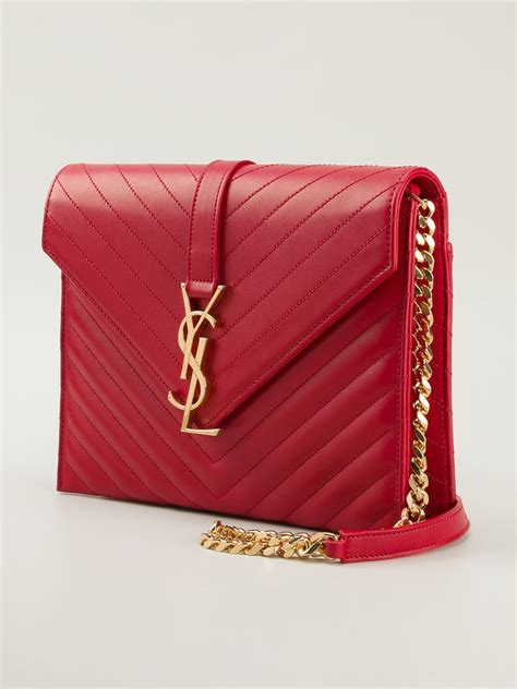 sac rouge ysl|Saint Laurent Handbags .